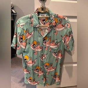 Duvin mingo short sleeve buttondown size small